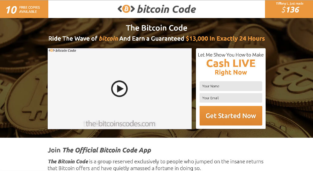 BitCoin Code Pros Crypto Estafa 
