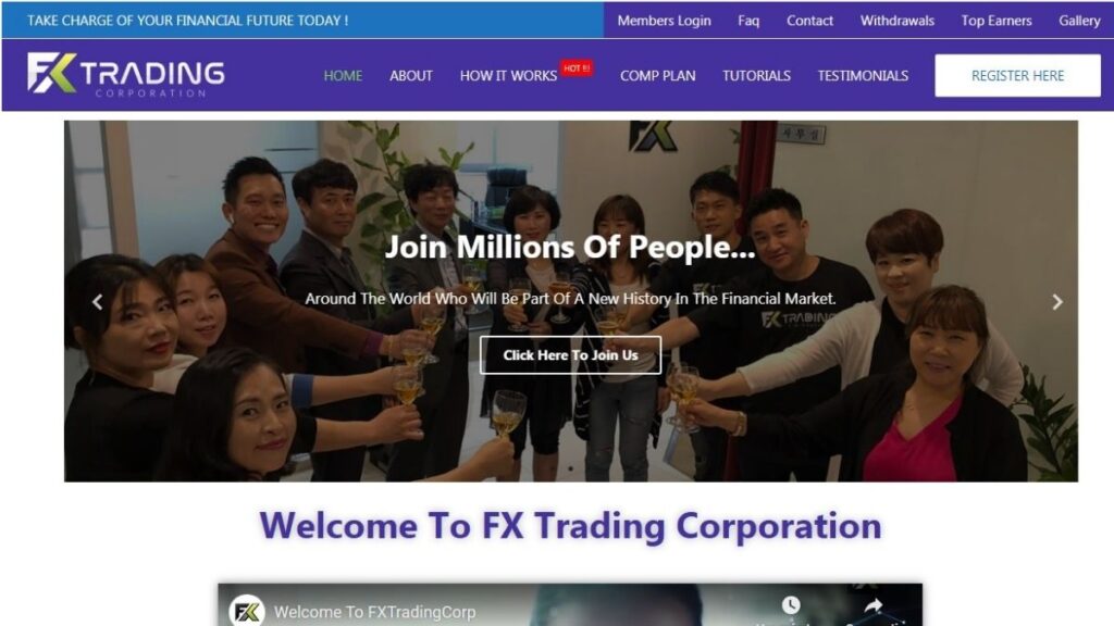 Fx trading corp Forex Estafa