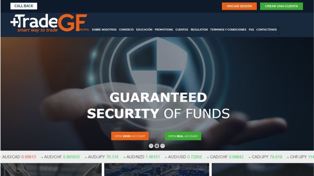 Trade GF Online Forex Estafa