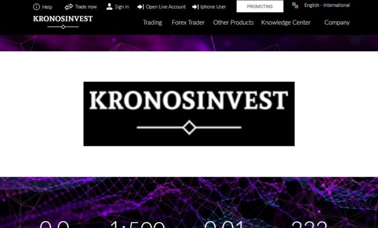 Kronos invest Forex Estafa