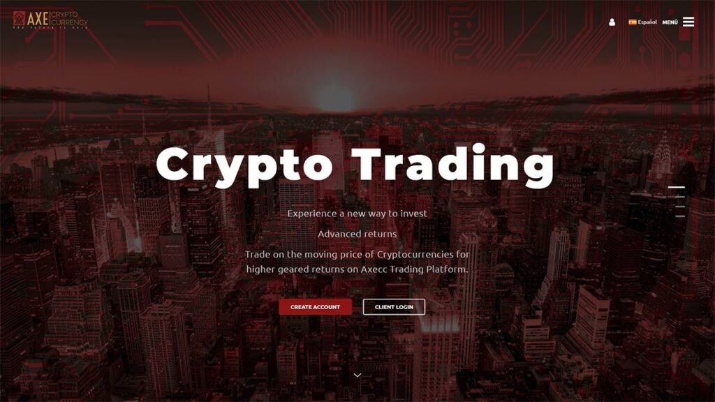 AxeCC Trading Crypto Estafa